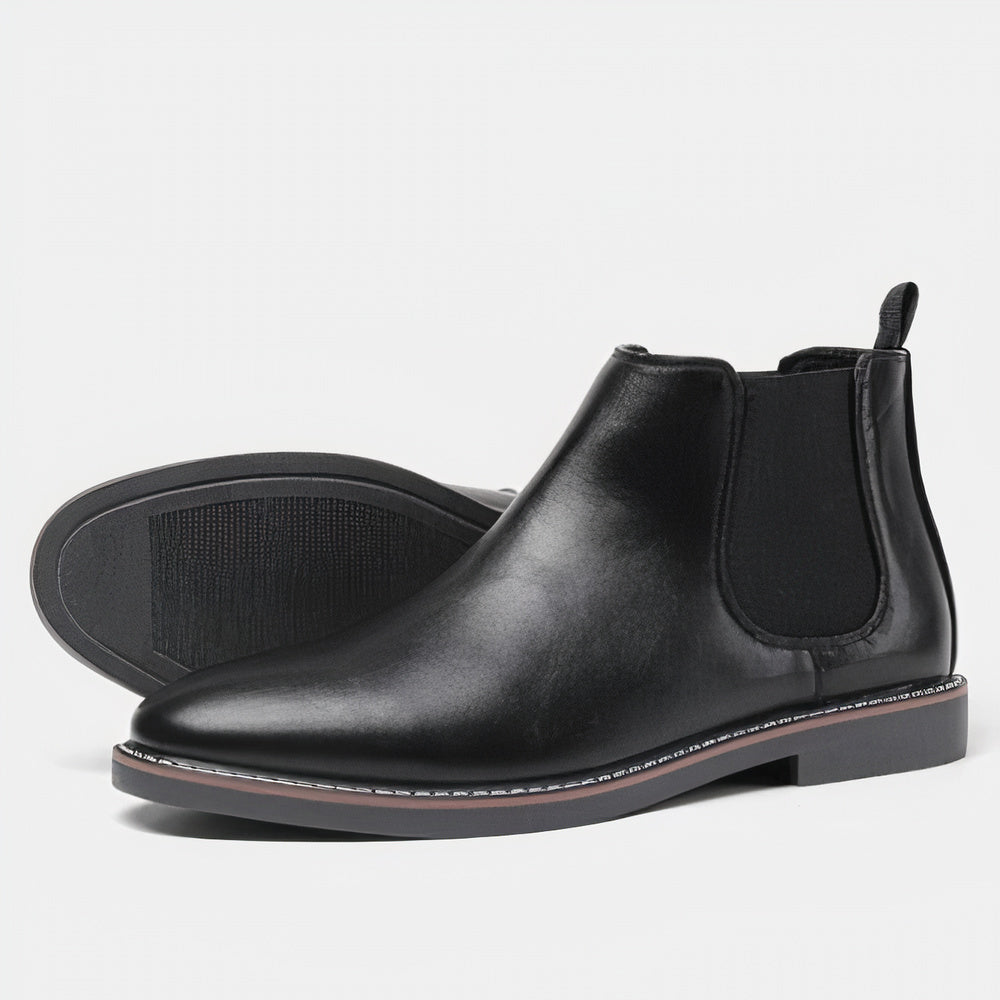 Luca Gerno | Leren Chelsea Boots Élégance