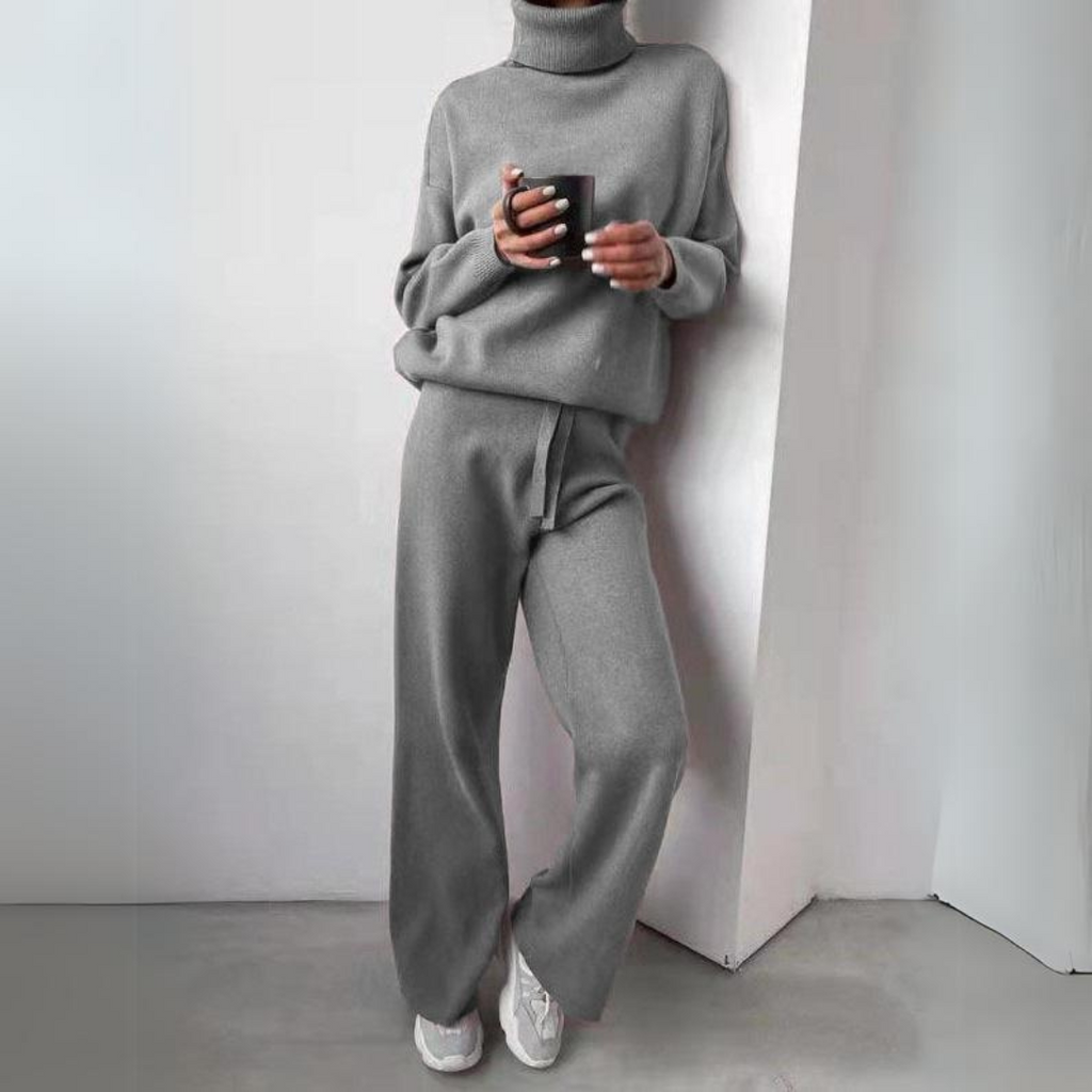 Karina - 2-teiliges Set, Rollkragen und lange Hose 