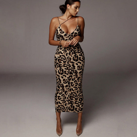 Leodressy™ - Leopard Print Midi Dress