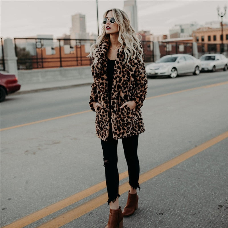 Zara - Stylish Leopard Print Coat 