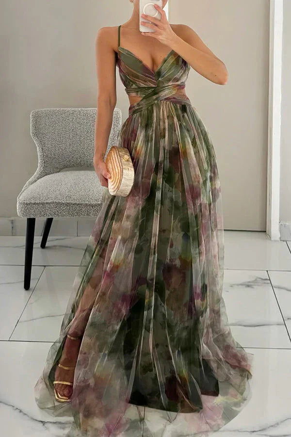 Anne | Blumen-Maxikleid