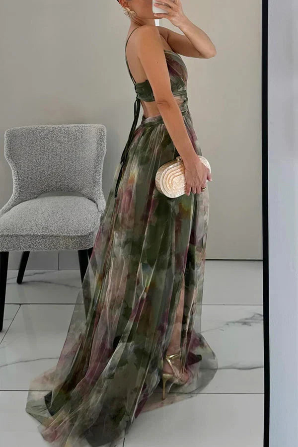 Anne | Blumen-Maxikleid
