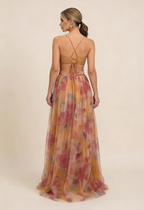 Anne | Blumen-Maxikleid