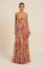 Anne | Blumen-Maxikleid