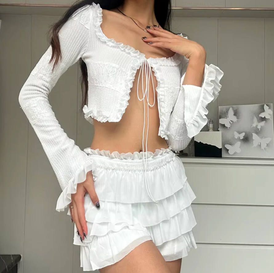 Naomi | Cropped Top and Mini Skirt
