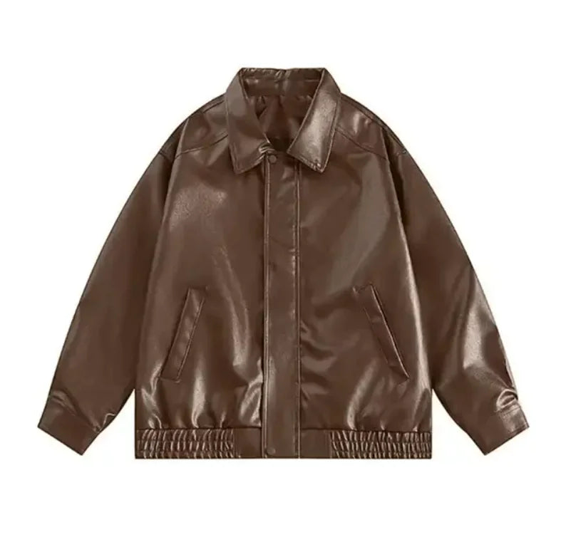 Beau - Oversized Leren jas