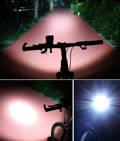 FietsTelePro™ | 4-in-1 Telefoonhouder, Powerbank, Verlichting & Claxon