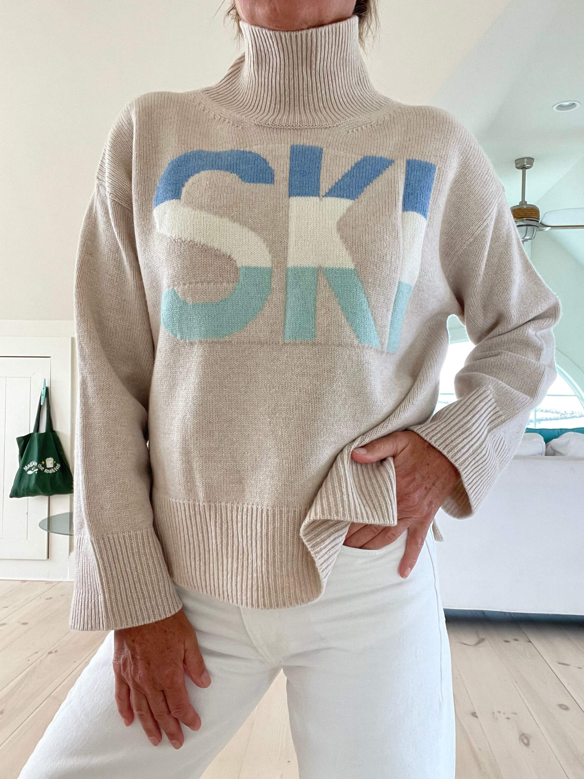 Reggie | Rollkragenpullover im Retro-Strick