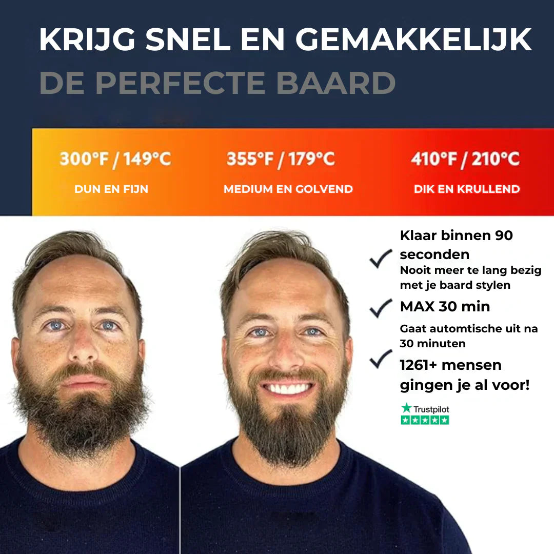 SleekGroom™ - Hair and Beard Straightener