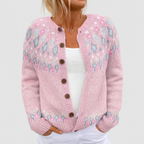 Liora™ | Soft Knitted Cardigan with Pattern
