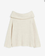 Tamaria™ | Elegant Off-Shoulder Sweater