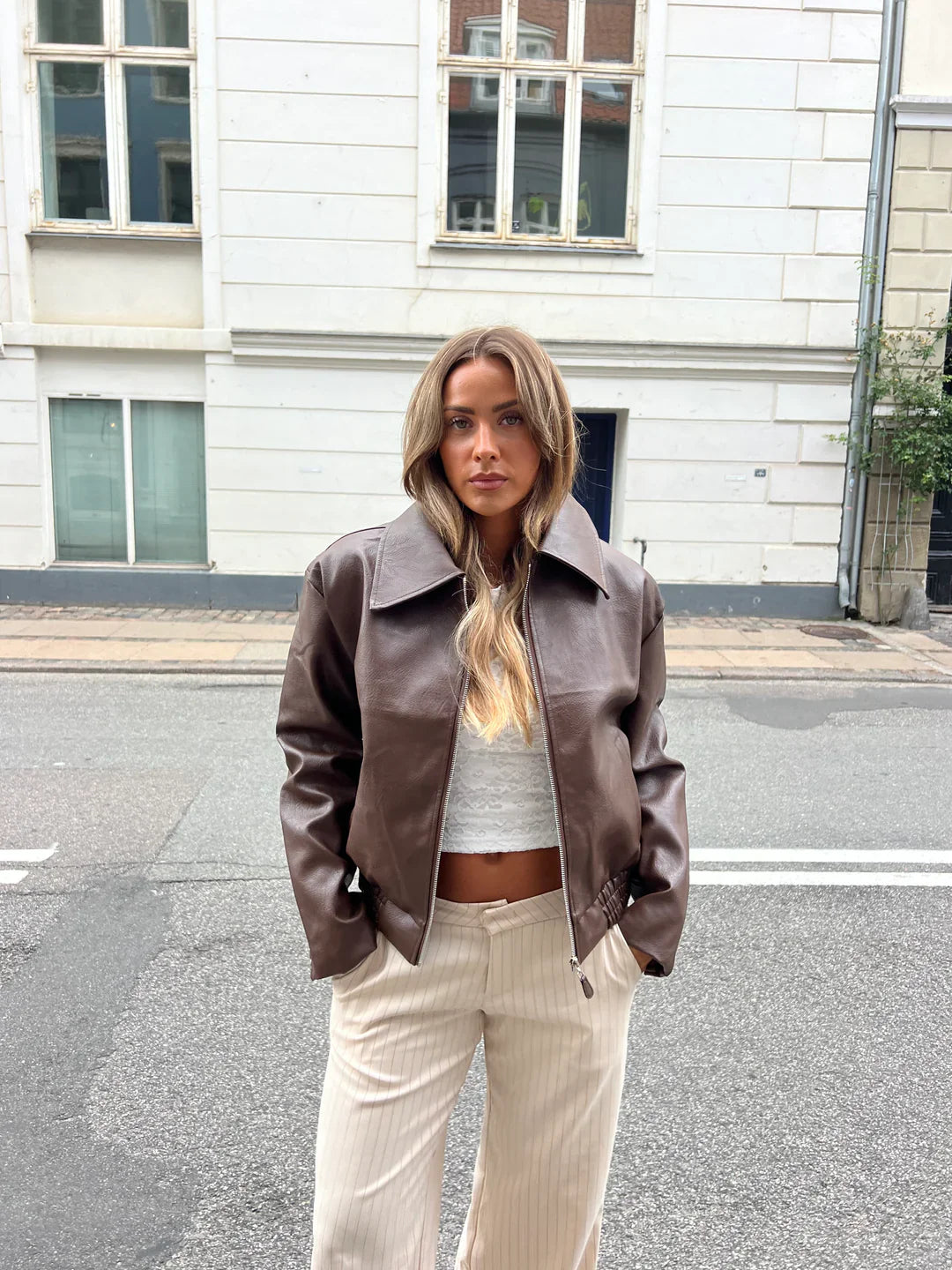 Mila™ | Lederjacke