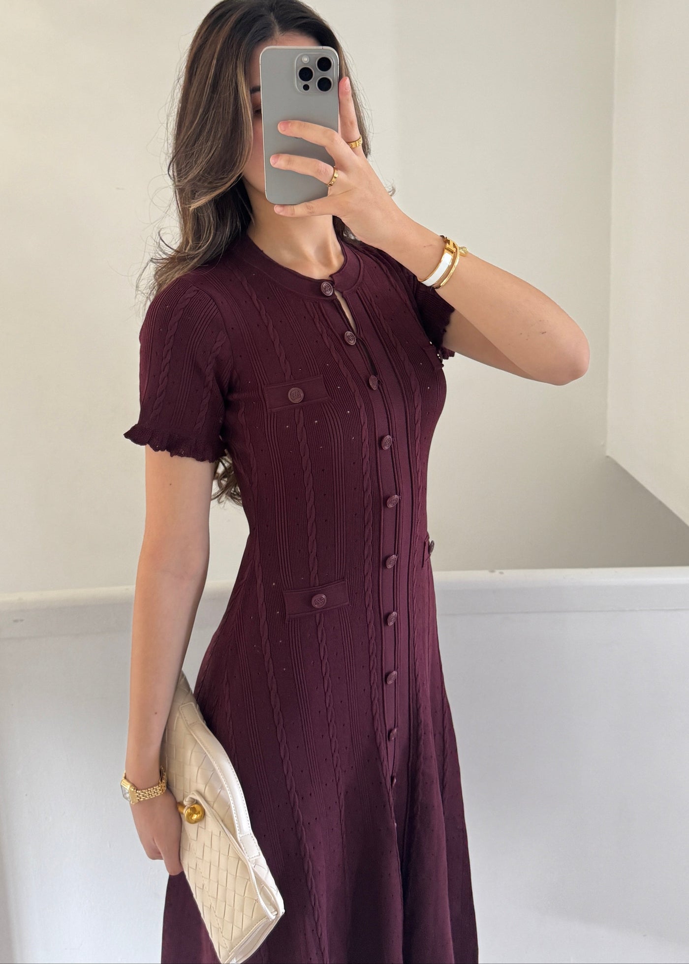 CLAIRE | Tweed-Kleid