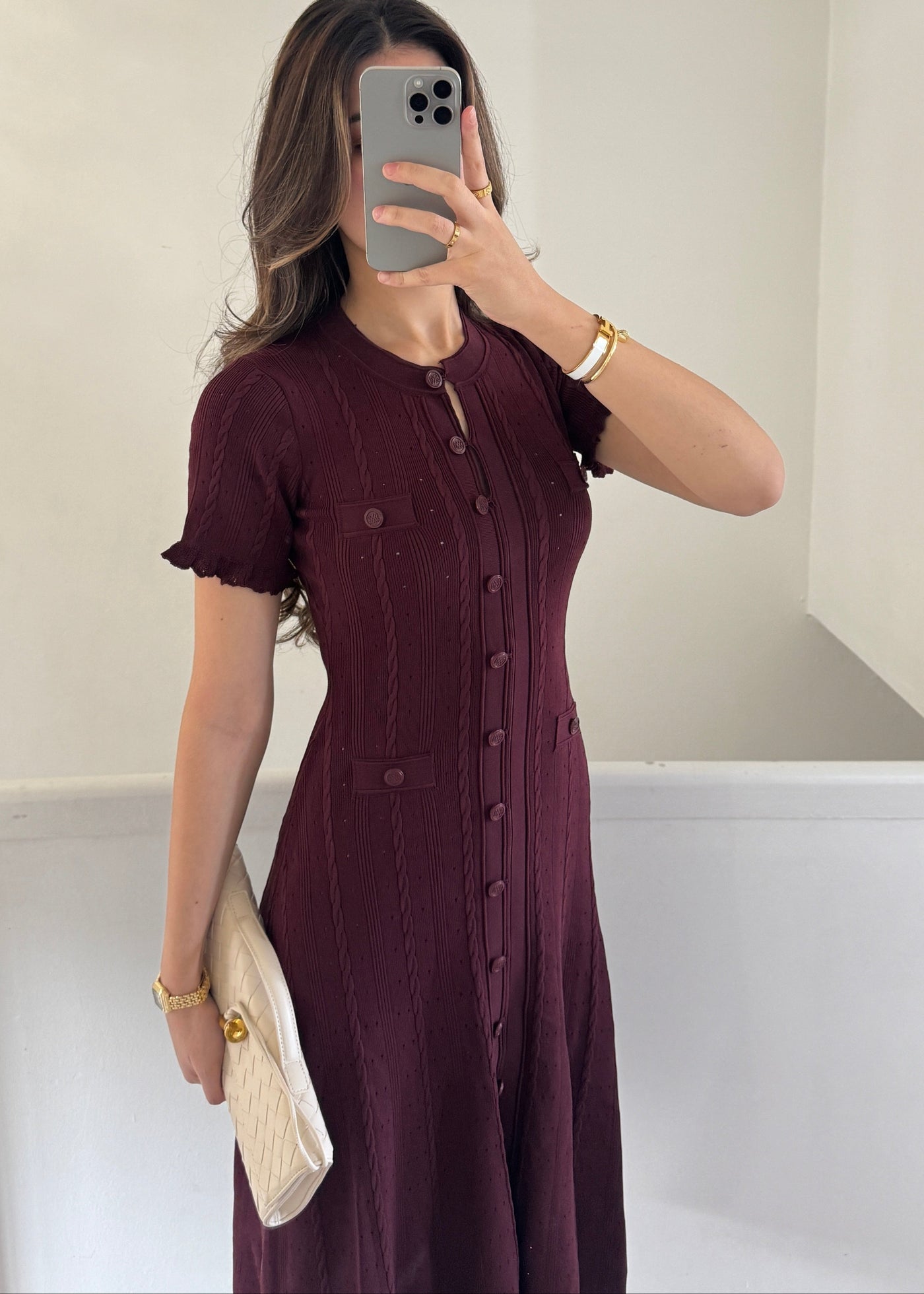 CLAIRE | Tweed-Kleid