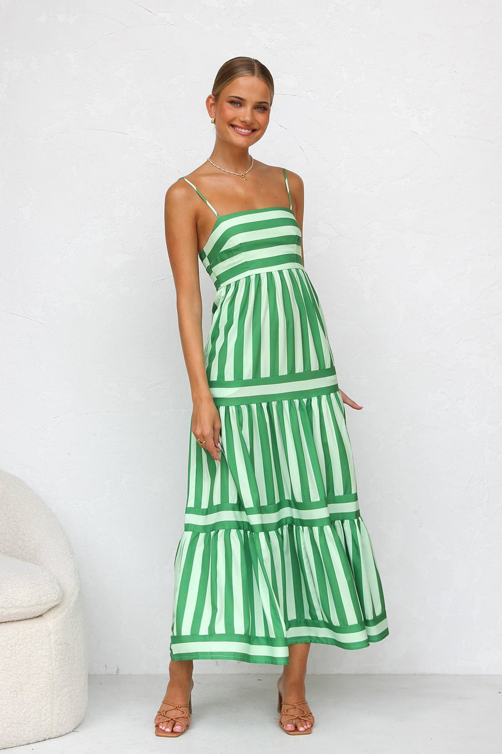 Yanela™ — Luchtige Zomerjurk met Spaghettibandjes