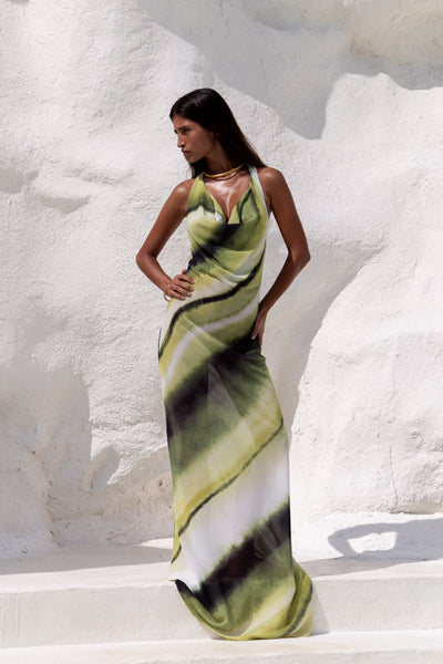 Olijf Oase Dress