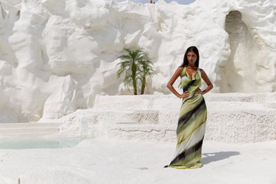 Olijf Oase Dress