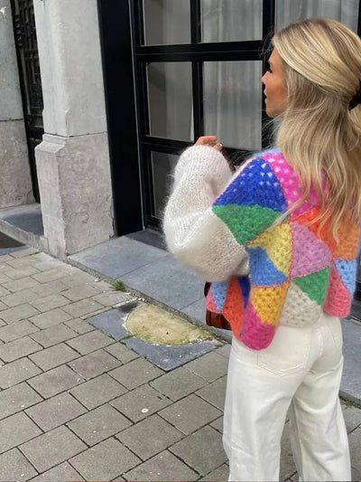 Janine - Warme Strickjacke