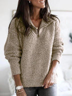 Liesbeth™ - Half-Zip Sweater Autumn