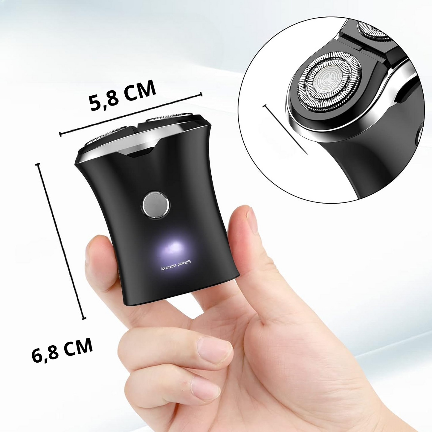 PocketGlide™- Mini Portable Electric Shaver