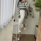 Juliana Tagh | Striped Knitted Cardigan with a Soft, Elegant Line