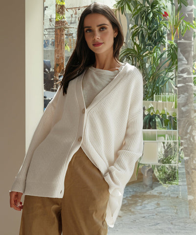 Kelly | Gerippte Button-Down-Weste für Damen