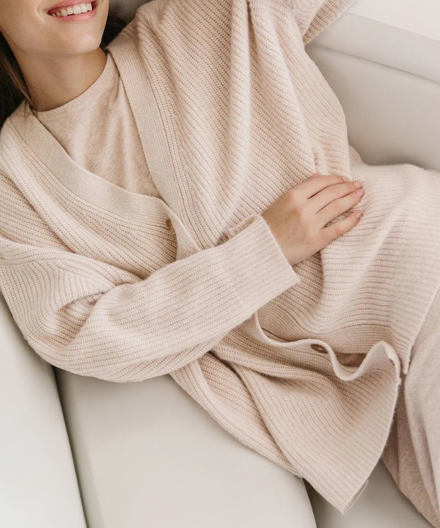 Kelly | Gerippte Button-Down-Weste für Damen