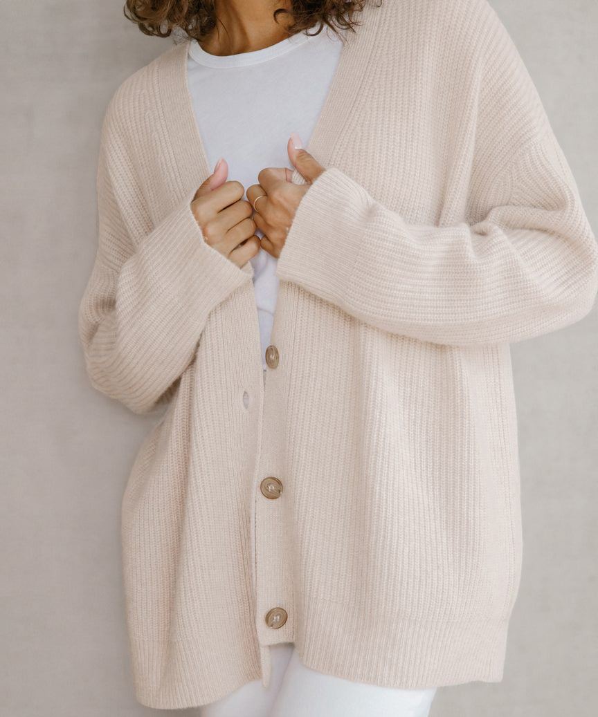 Kelly | Gerippte Button-Down-Weste für Damen