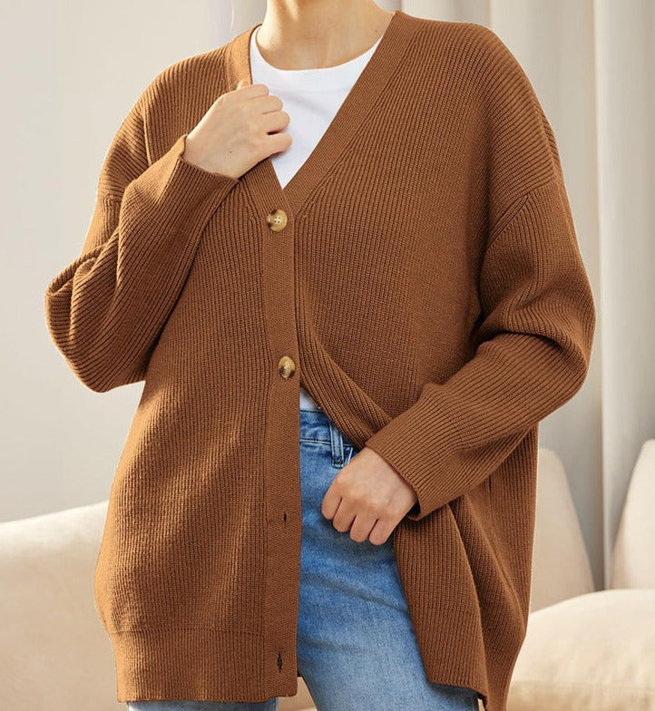 Kelly | Gerippte Button-Down-Weste für Damen