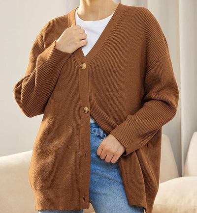 Kelly | Gerippte Button-Down-Weste für Damen