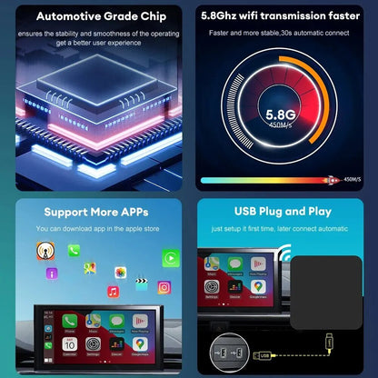 AutoCarplay™ Dongle | Wireless CarPlay Adapter 2024
