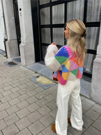 Janine - Warme Strickjacke