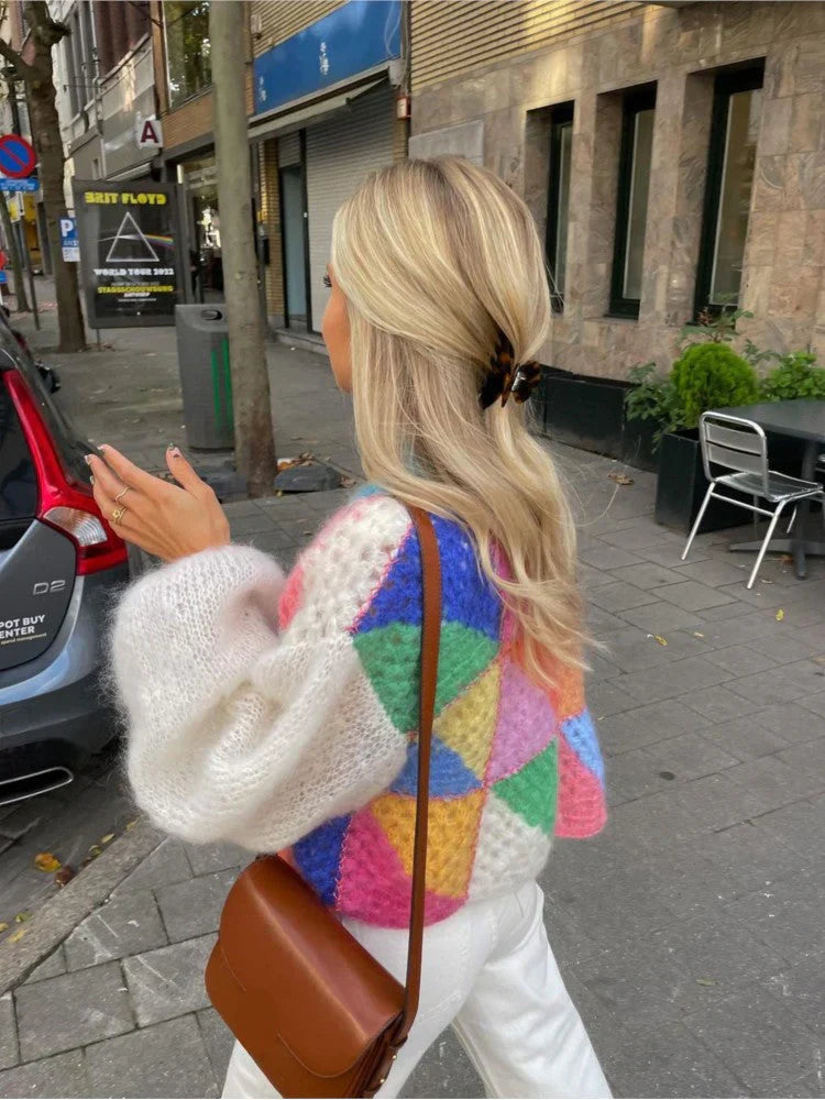 Janine - Warme Strickjacke