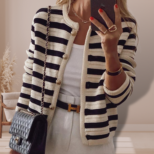 Valeria - Striped Cardigan