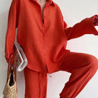 Paloma™ – Leinenset und Hose mit weitem Bein