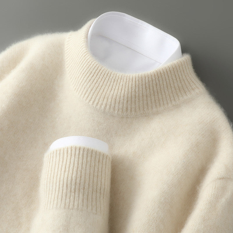 Louis Charpentier | Luxuriöser Herren-Wollpullover mit Fledermausärmeln 