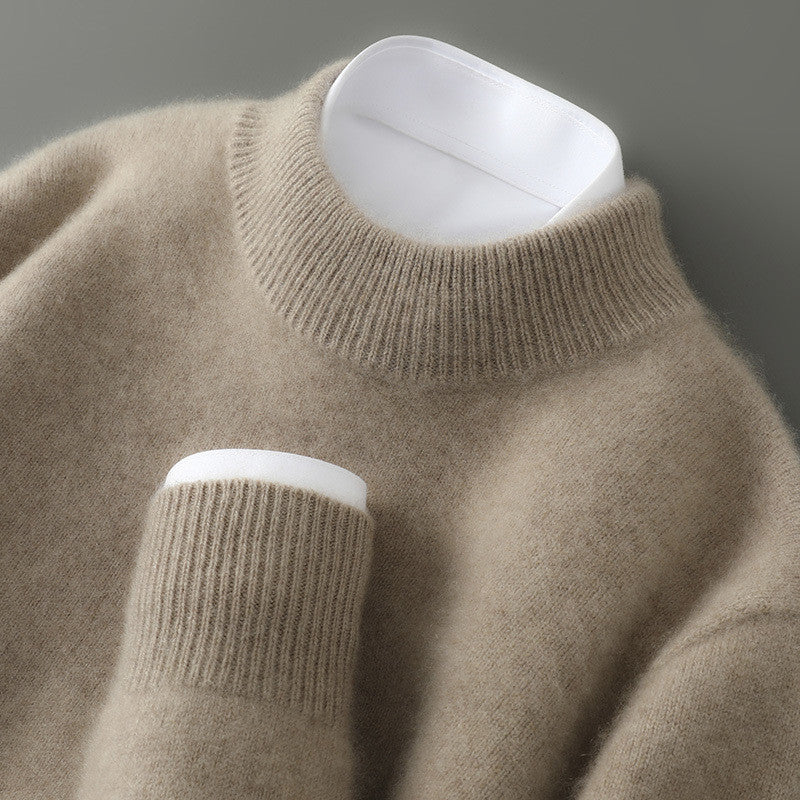 Louis Charpentier | Luxuriöser Herren-Wollpullover mit Fledermausärmeln 
