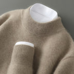 Louis Charpentier | Luxuriöser Herren-Wollpullover mit Fledermausärmeln 