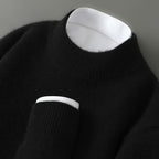 Louis Charpentier | Luxuriöser Herren-Wollpullover mit Fledermausärmeln 