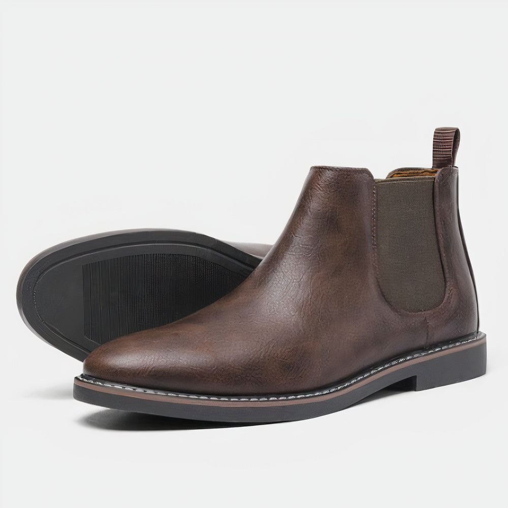 Luca Gerno | Leren Chelsea Boots Élégance