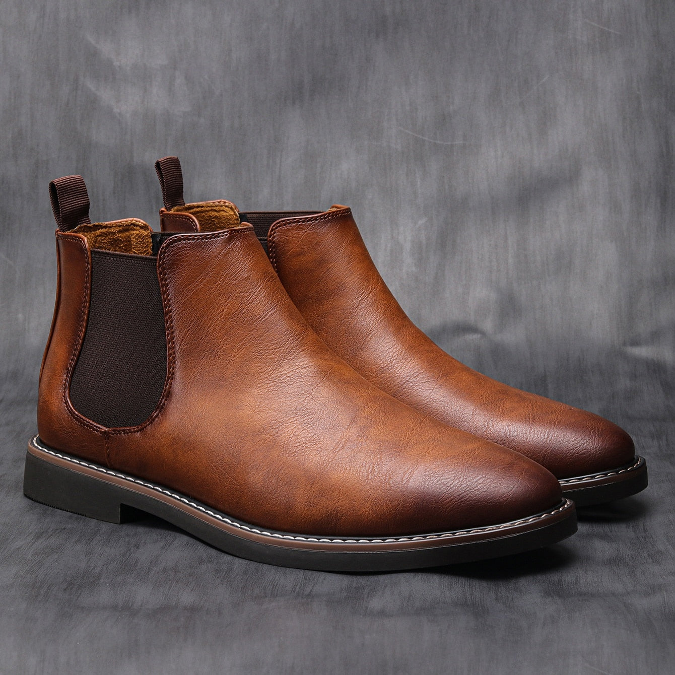 Luca Gerno | Leren Chelsea Boots Élégance