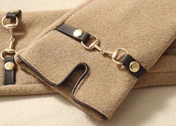 Elegant Women's Gloves | Warm Gloves with Stylish Chain Detail
