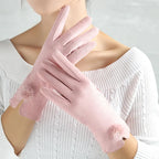 Elegante Dames Handschoenen | Warme Handschoenen met Stijlvol Kettingdetail