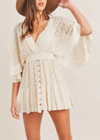 Anna | Boho Dress With Lace Design 