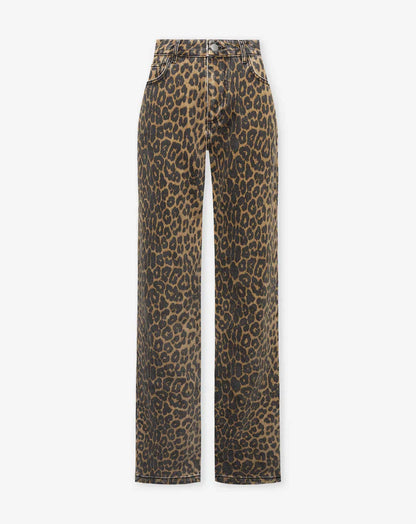 WildChic Leopard Print Jeans