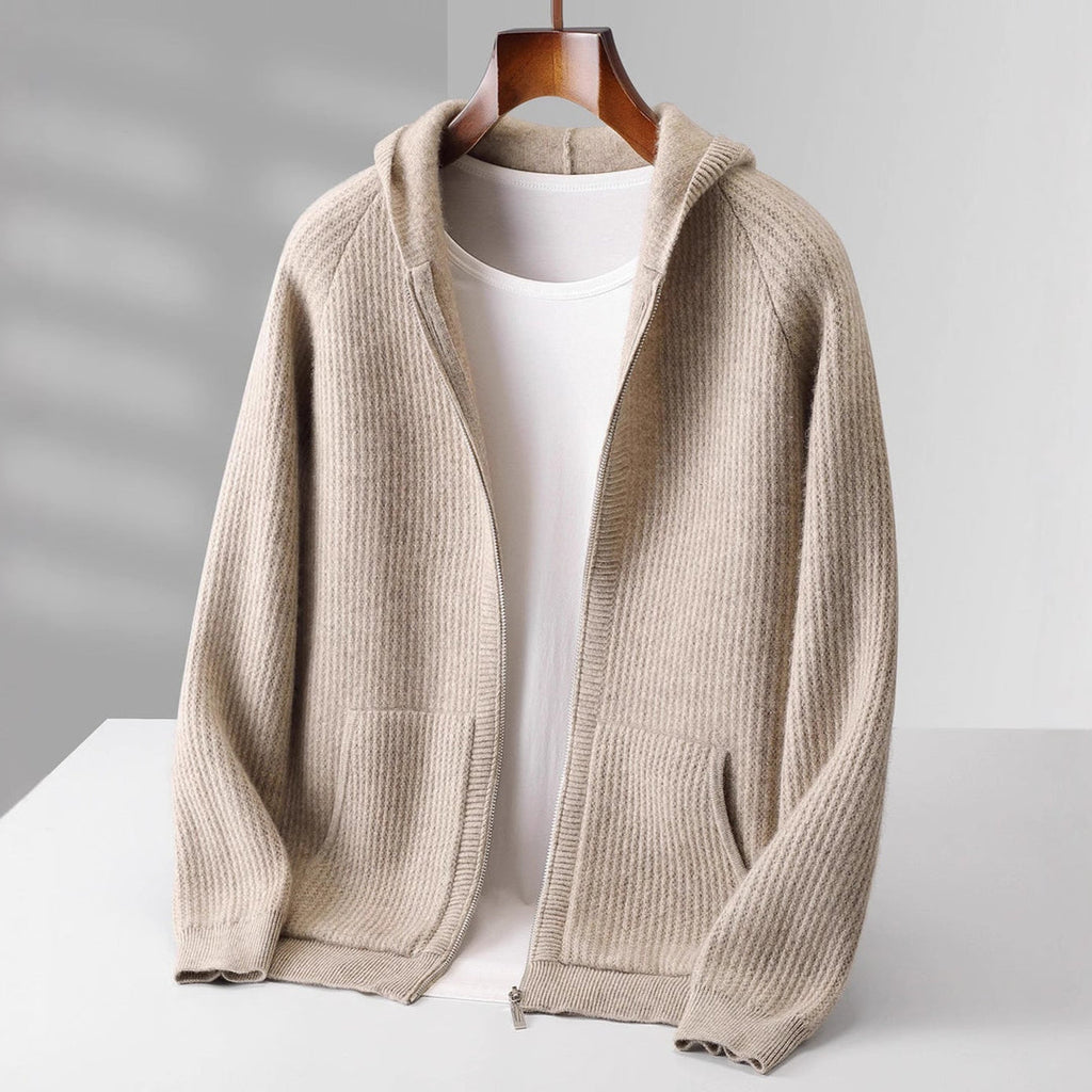 Cashmere Zip Hoodie – Luxe, Comfortabele en Zachte Hoodie van Kasjmier