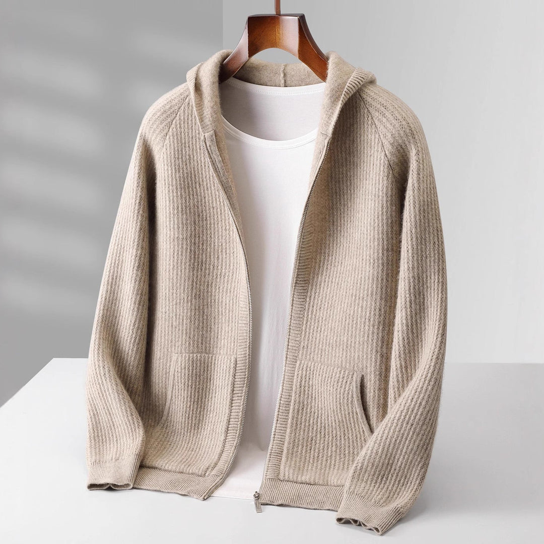 Cashmere Zip Hoodie – Luxe, Comfortabele en Zachte Hoodie van Kasjmier