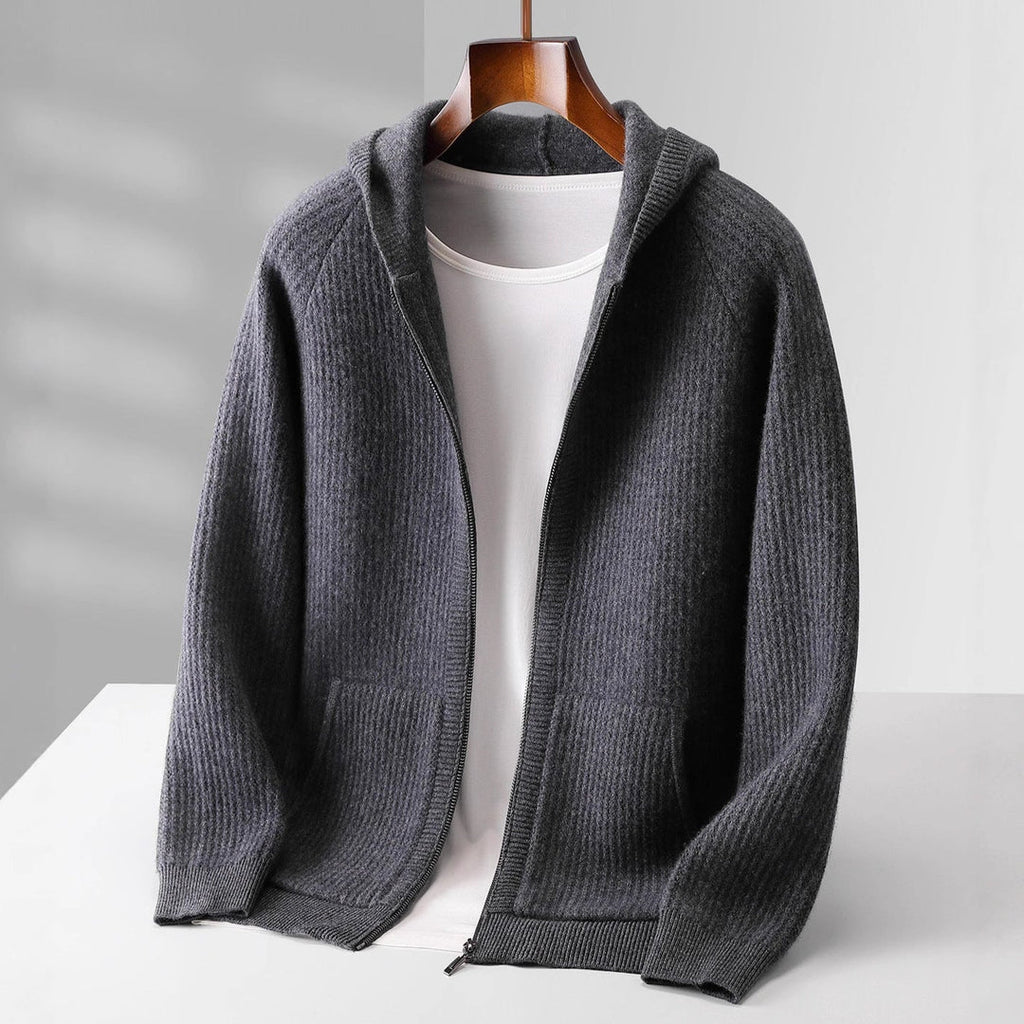 Cashmere Zip Hoodie – Luxe, Comfortabele en Zachte Hoodie van Kasjmier