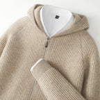 Cashmere Zip Hoodie – Luxe, Comfortabele en Zachte Hoodie van Kasjmier