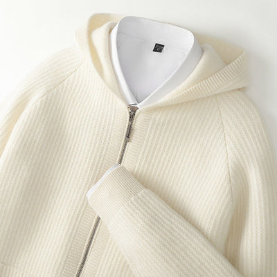 Cashmere Zip Hoodie – Luxe, Comfortabele en Zachte Hoodie van Kasjmier